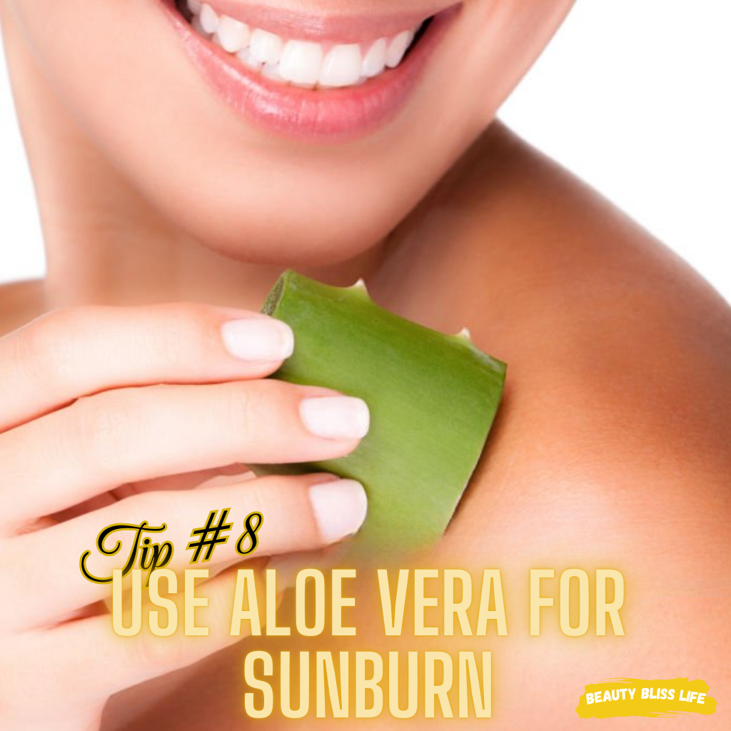 Use Aloe Vera for Sunburn-beautyblisslife